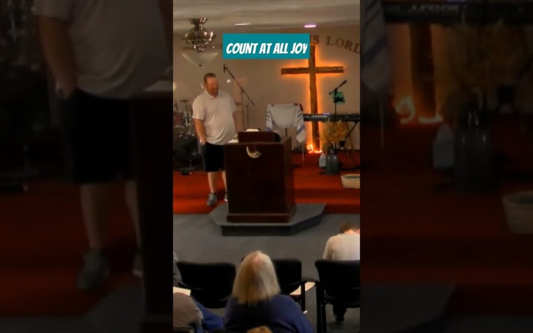 count at all joy at the testing of your faith.