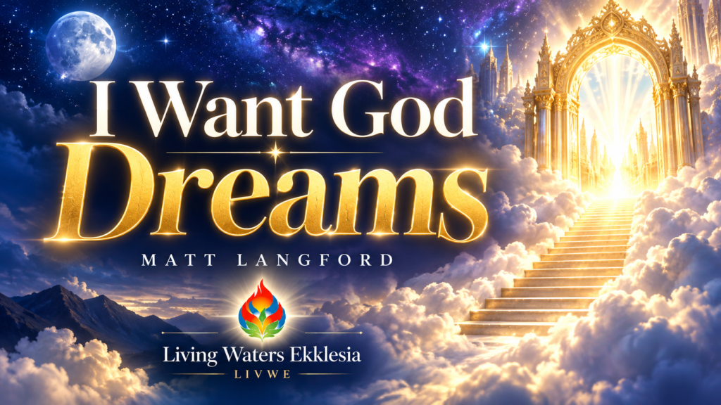 I Want God Dreams!